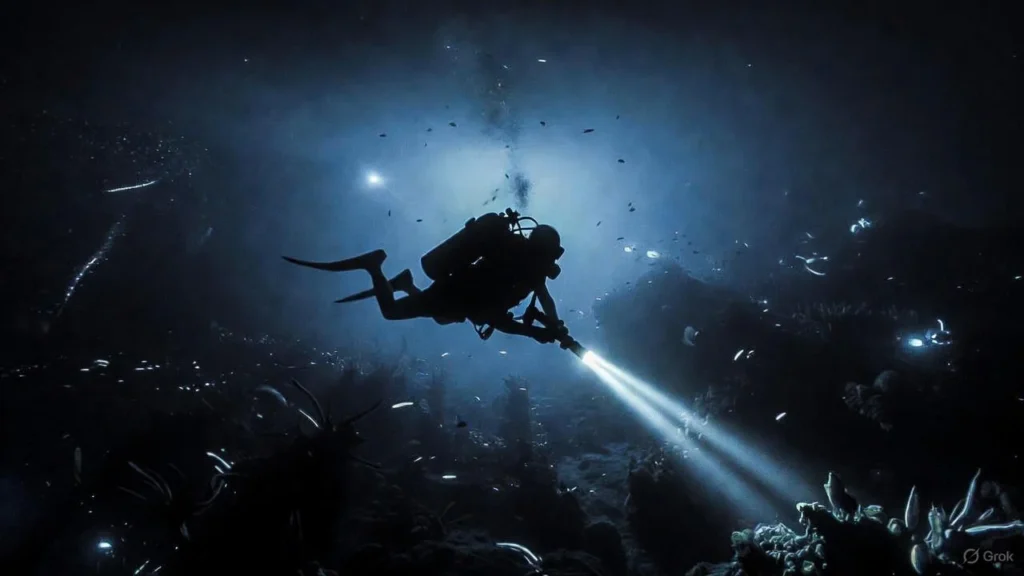 Night Dive & Deep Dive Scuba Puns