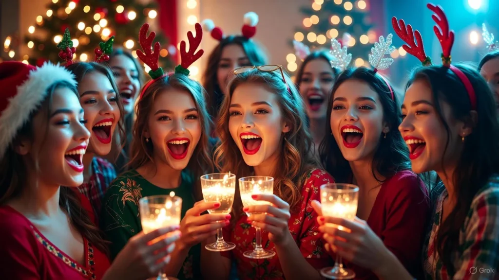 Party Christmas Puns for Girls