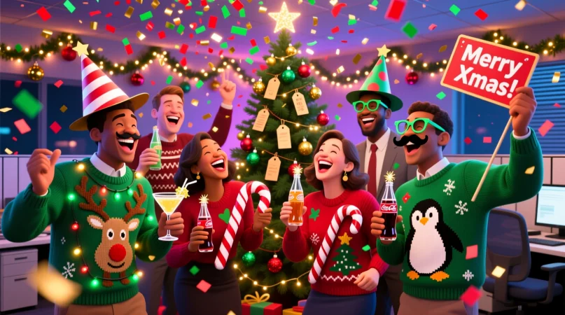 Party & Office Ugly Christmas Sweater Puns