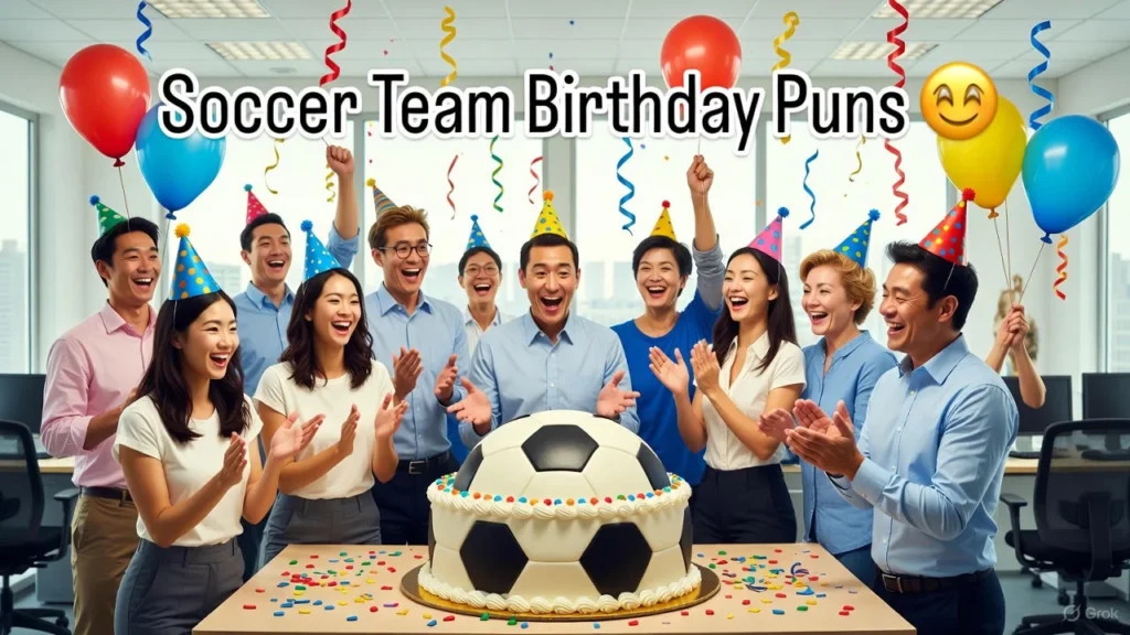 Punny Work/Team Soccer Birthday Puns
