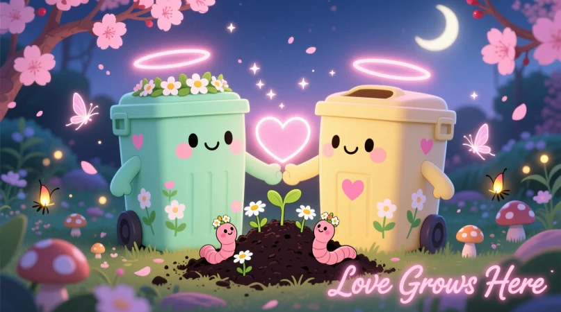 Romantic & Cheesy Compost Puns