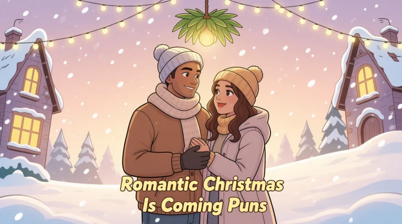 Romantic Christmas Is Coming Puns