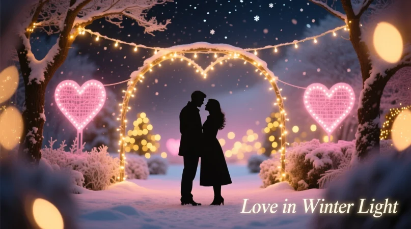 Romantic Christmas Night Light Puns 