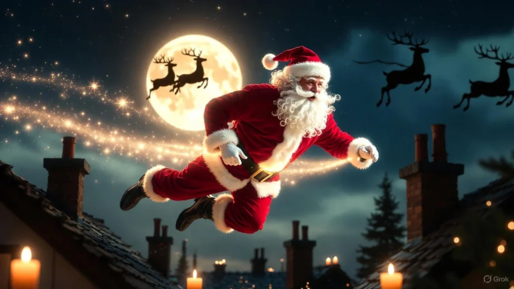  Santa Themed Christmas Night Puns