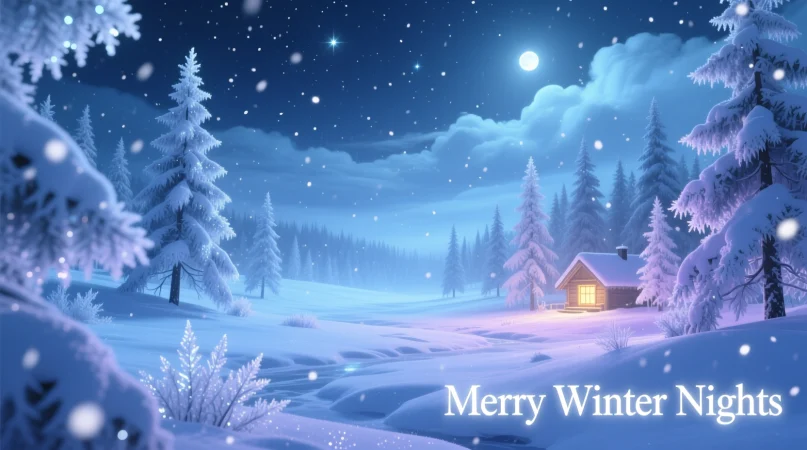 Snow & Winter Themed On This Very Christmas Night Puns