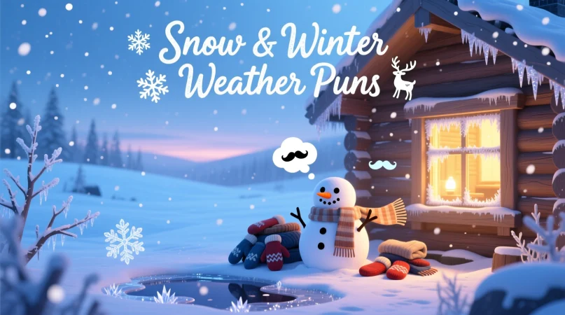 Snow & Winter Weather Puns