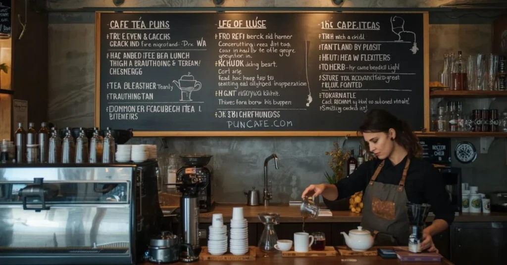 Barista & Cafe Tea Puns