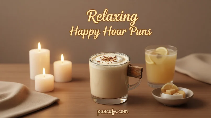 Chill & Relaxation Happy Hour Puns