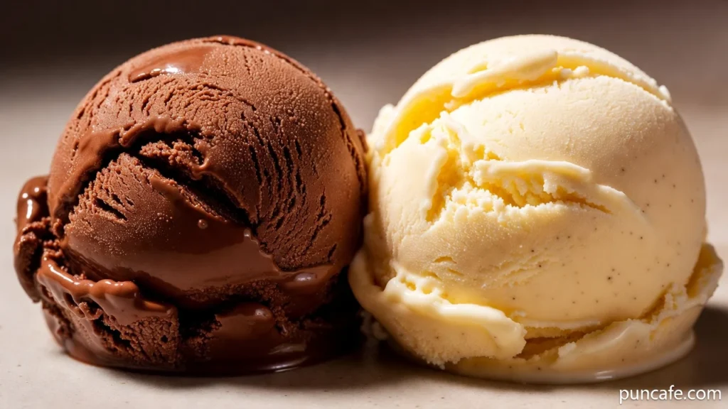Chocolate & Vanilla Ice Cream Puns