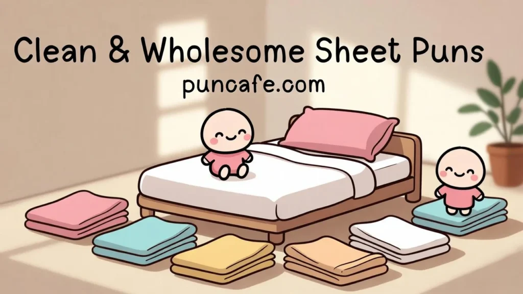 Clean & Wholesome Sheet Puns