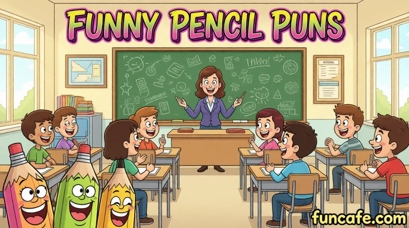 Funny Pencil Puns for Classroom Laughs