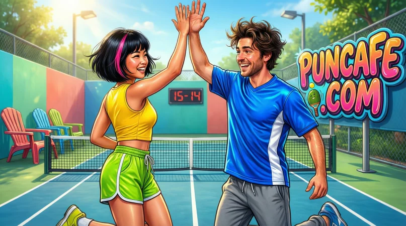 Funny Pickleball Puns for Friends & Doubles