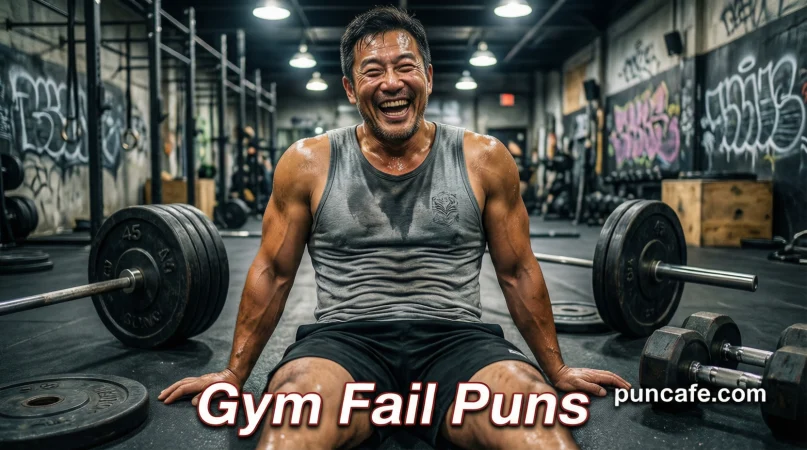 Gym Fail & Struggle Puns