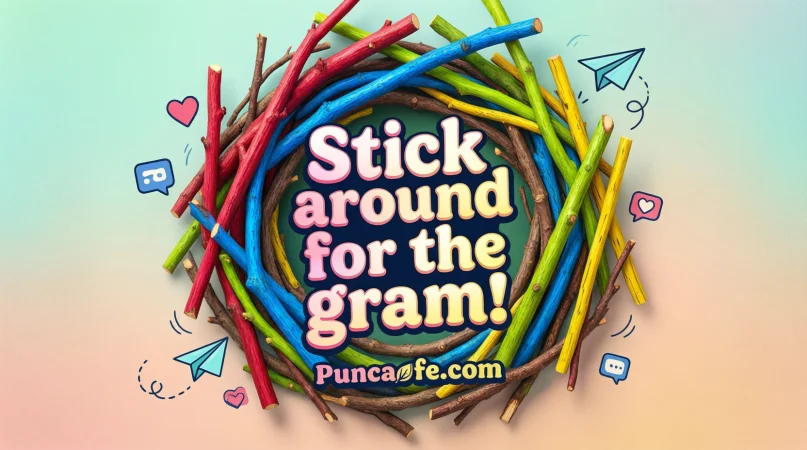 Instagram Caption Stick Puns