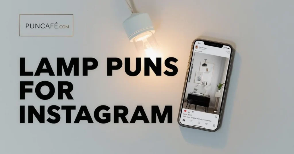 Lamp Puns for Instagram Captions