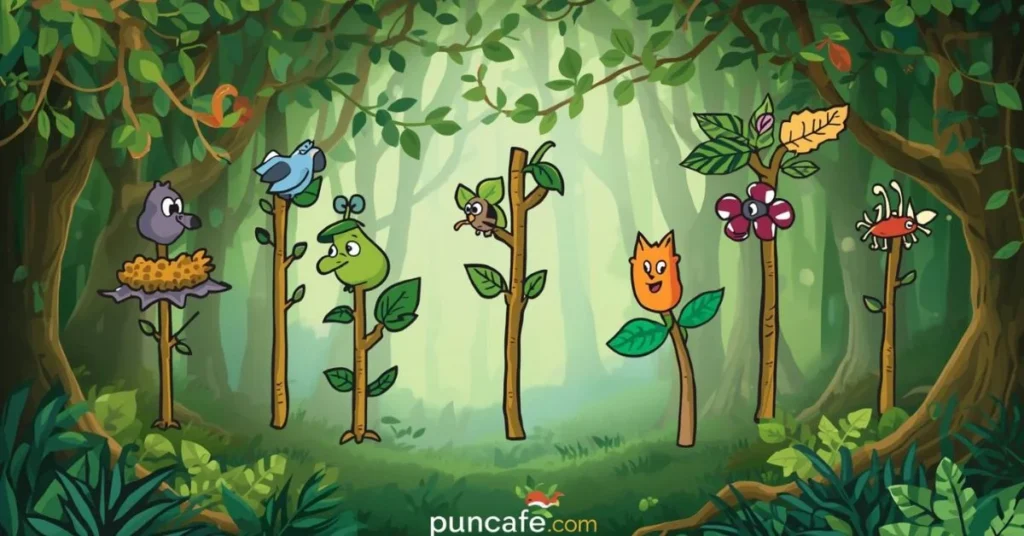 Nature-Inspired Stick Puns