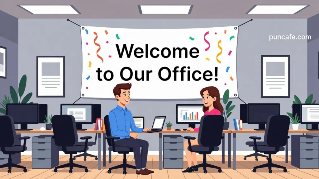 Office Welcome Puns