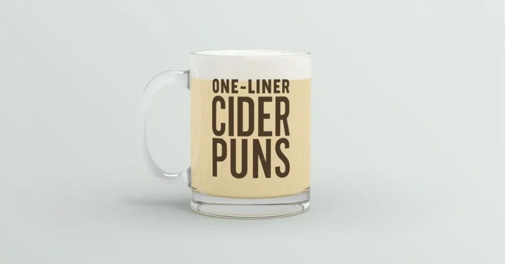 One-Liner Cider Puns