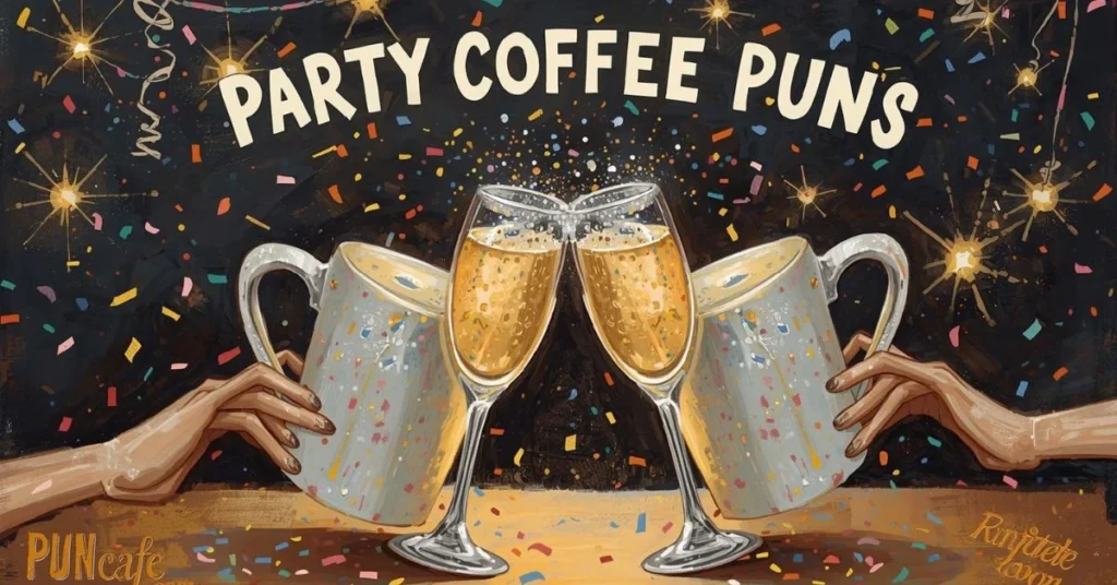 Party & Celebration Coffee Puns