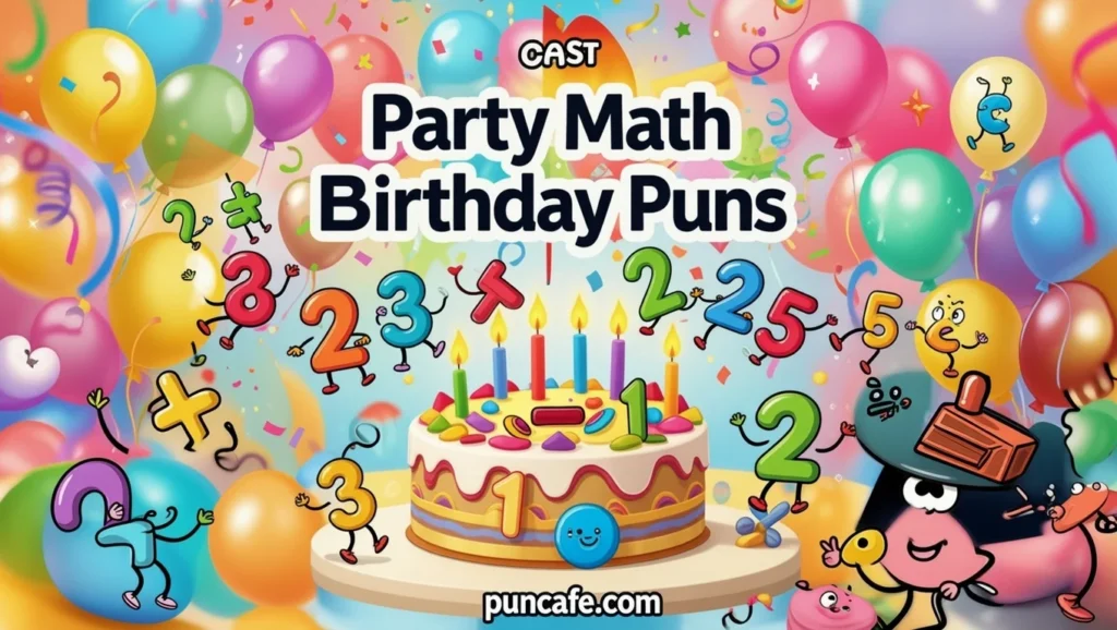 Party Math Birthday Puns That Count