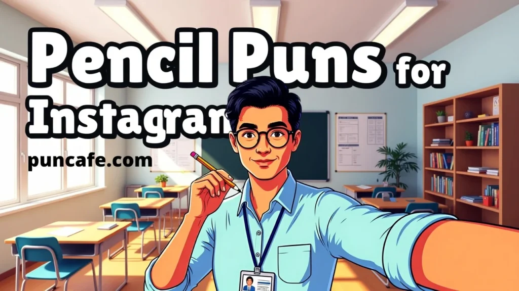 Pencil Puns for Instagram Captions
