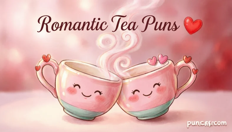 Romantic Tea Puns