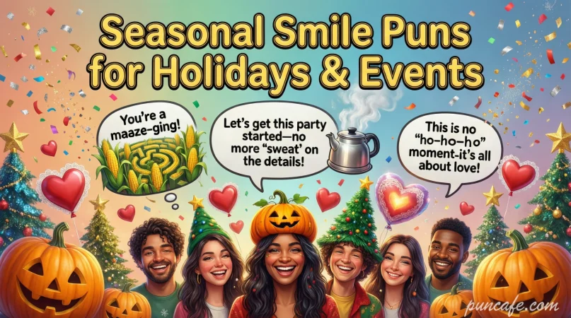Seasonal Smile Puns for Holidays & Events