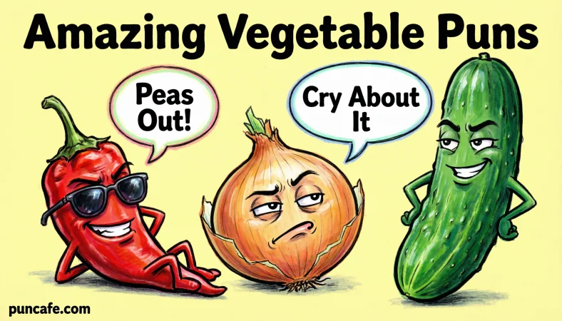 Untamed Vegetable Puns