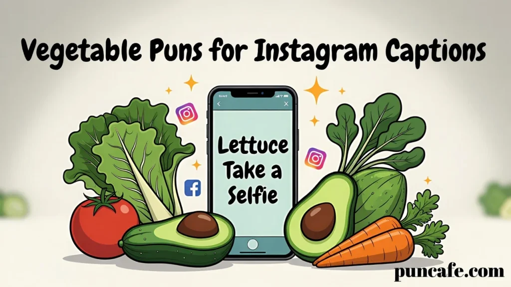 Vegetable Puns for Instagram Captions
