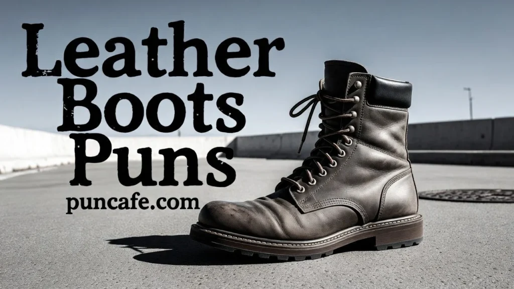 Leather Boots Puns for Tough Vibes