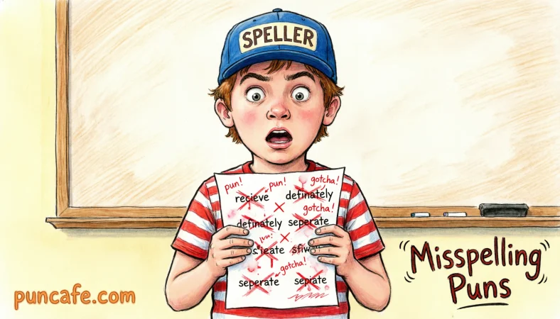 Spelling Mistakes Jokes & Misspelling Puns