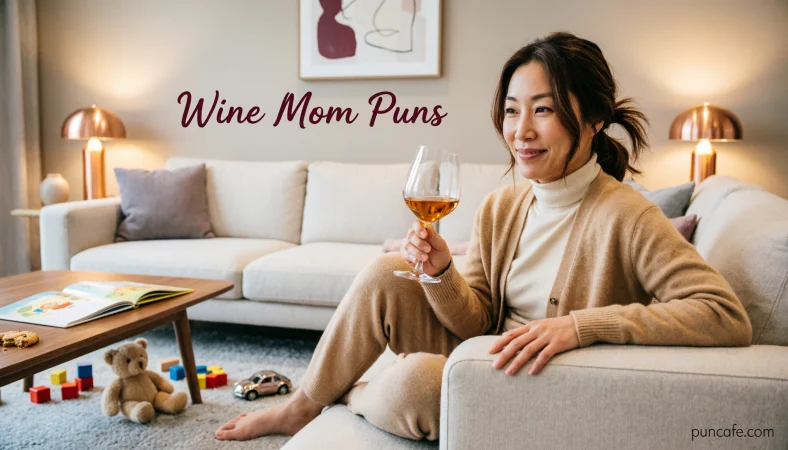 Wine Mom Puns