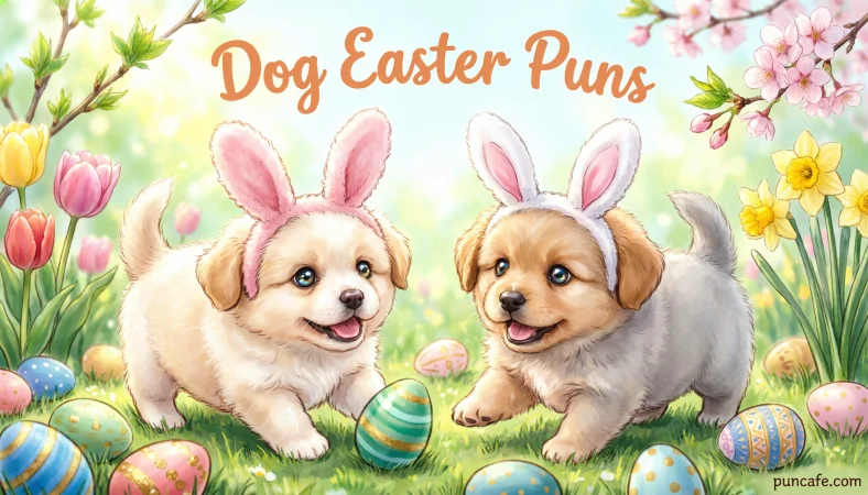 Dog Easter Puns