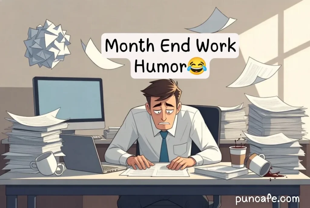 Month End Puns for Work & Office Humor