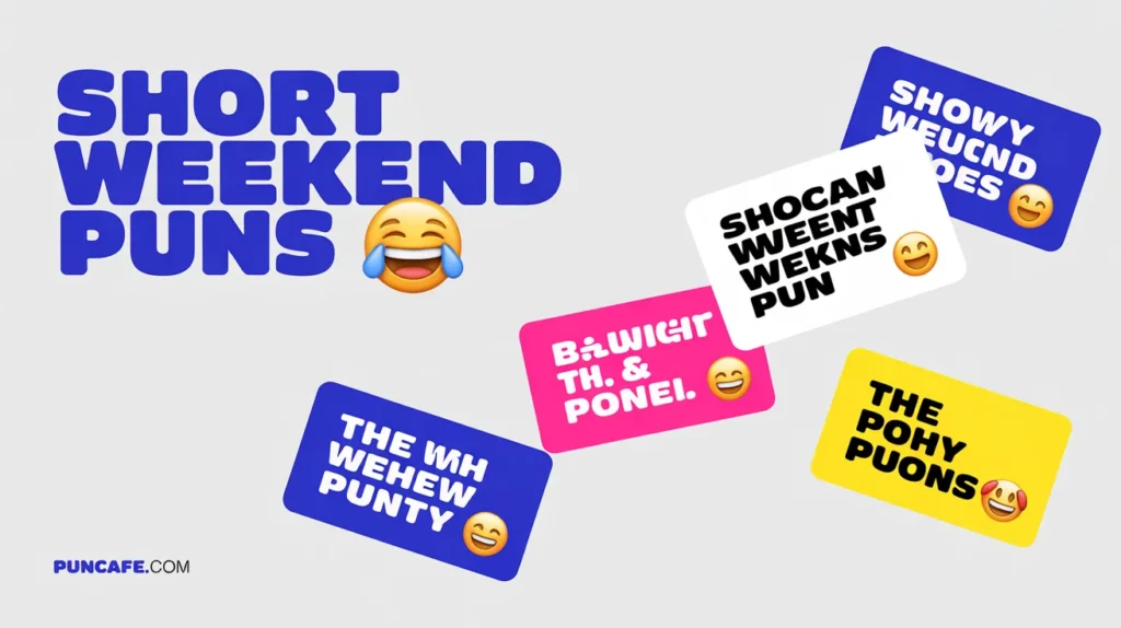 Short Weekend Puns One-Liners