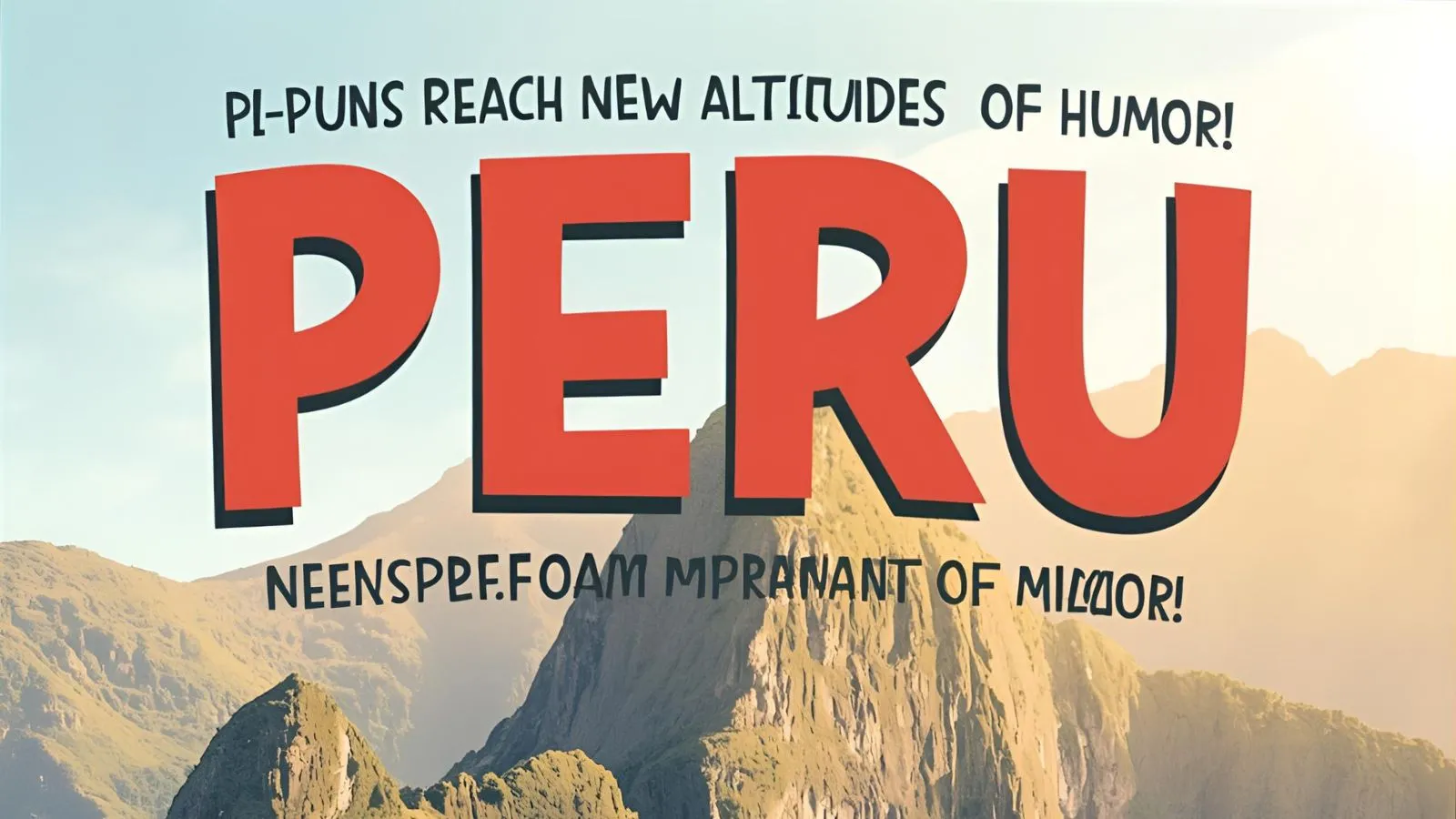 Peru Puns That Reach New Altitudes of Humor!