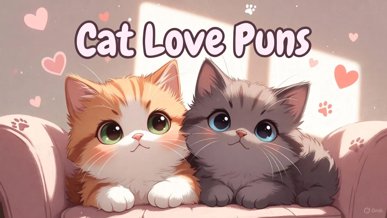 Cat Love Puns