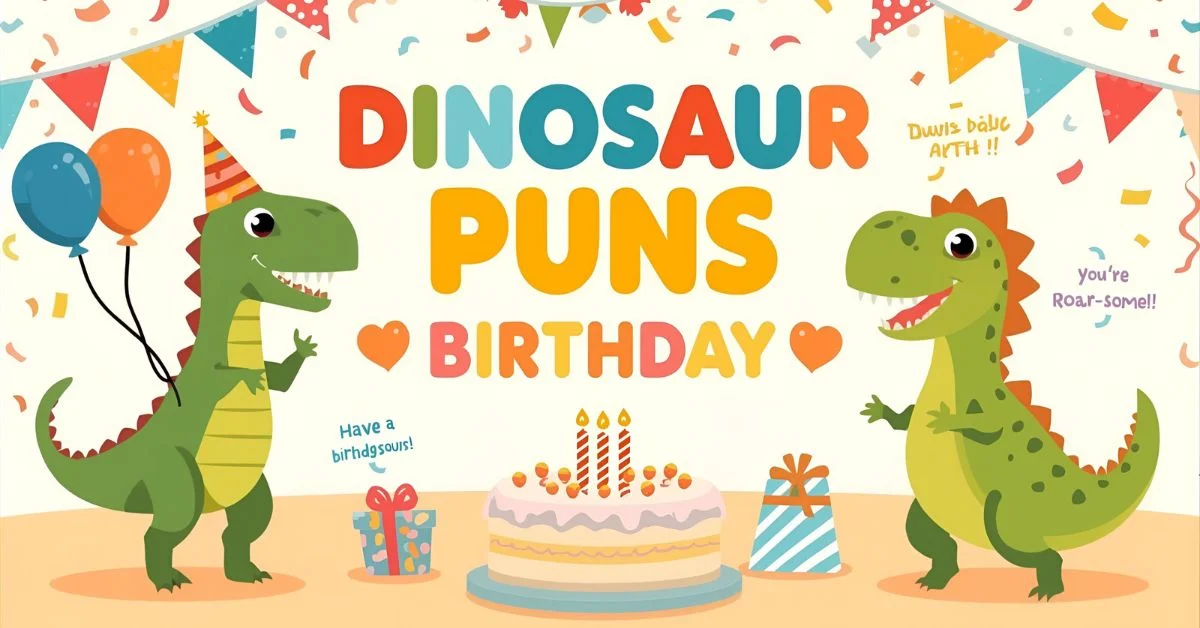 The Best Dinosaur Puns for Birthdays: Roar-some Laughs