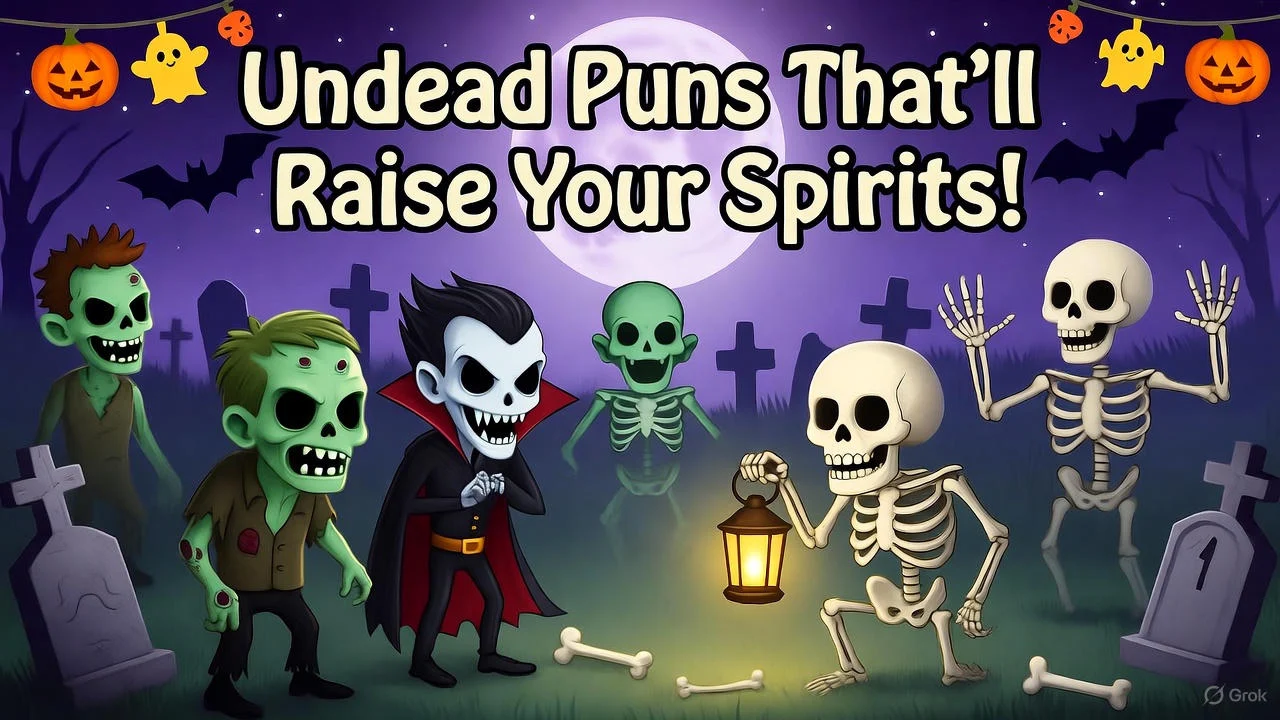Undead Puns That’ll Raise Your Spirits