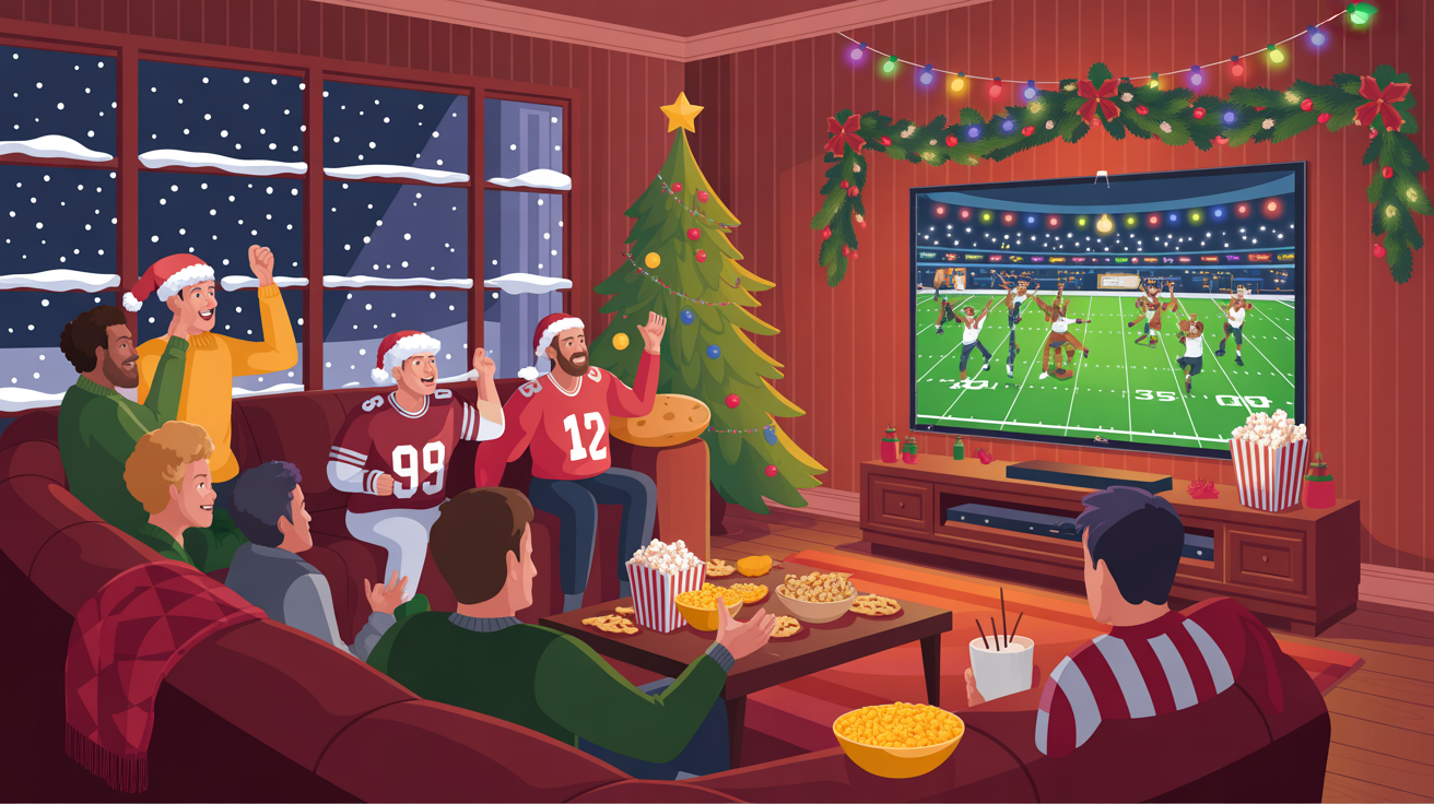 Christmas Night Football Puns