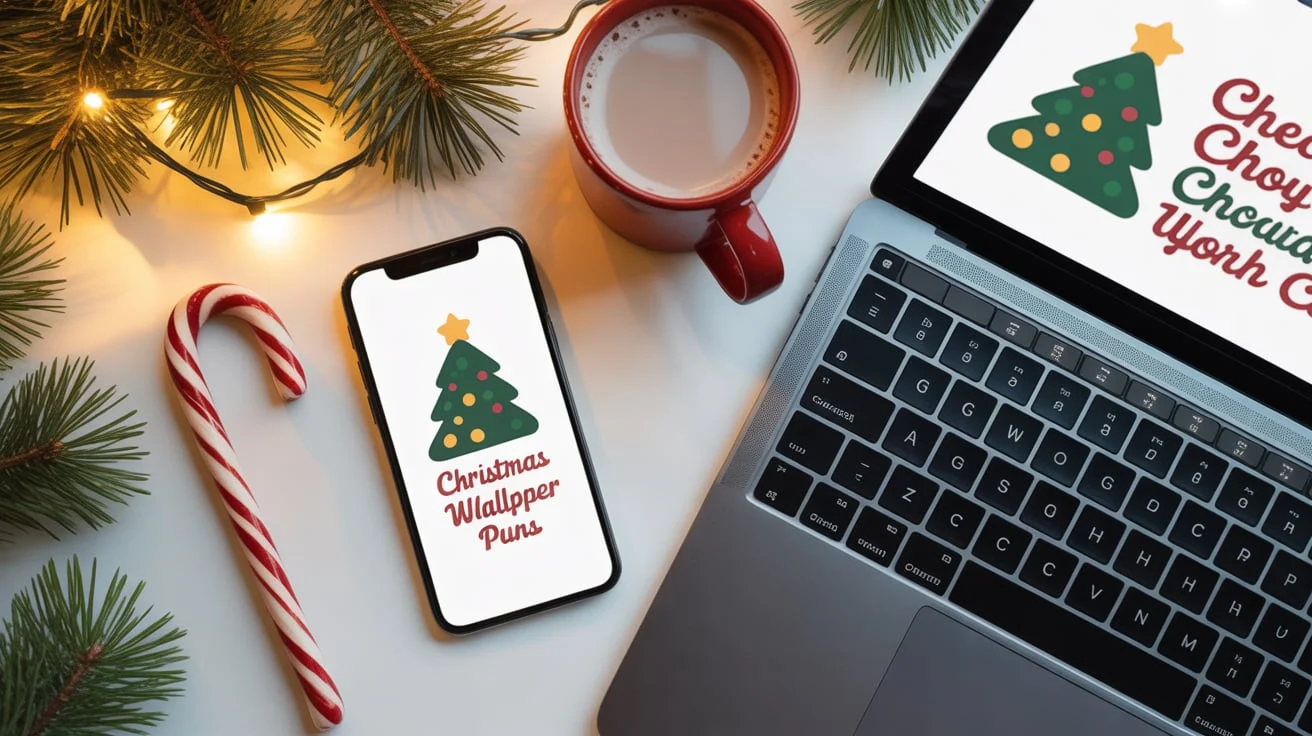 Christmas Wallpaper Puns