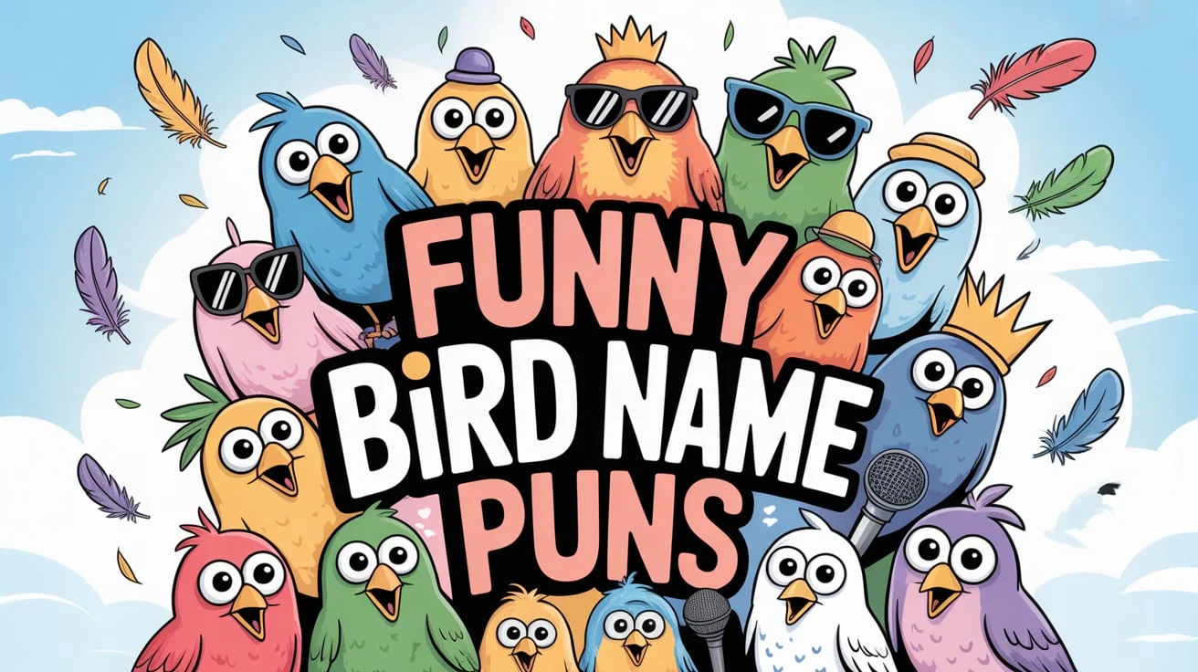 funny bird names puns