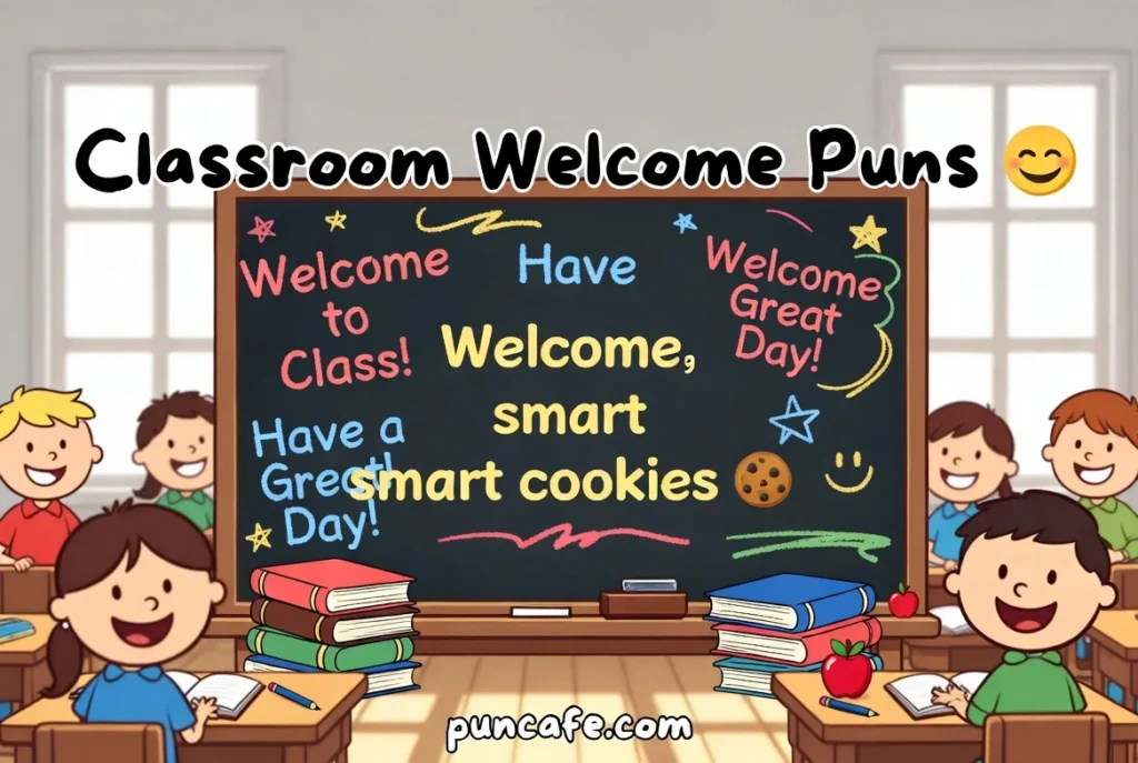 Classroom Welcome Puns 