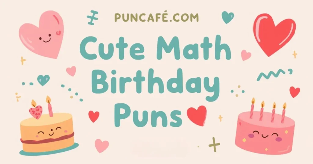 Cute Math Birthday Puns