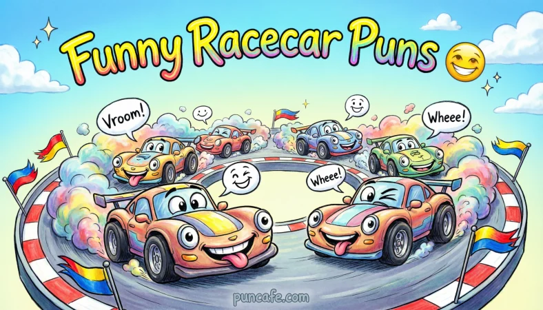 Funny Racecar Puns