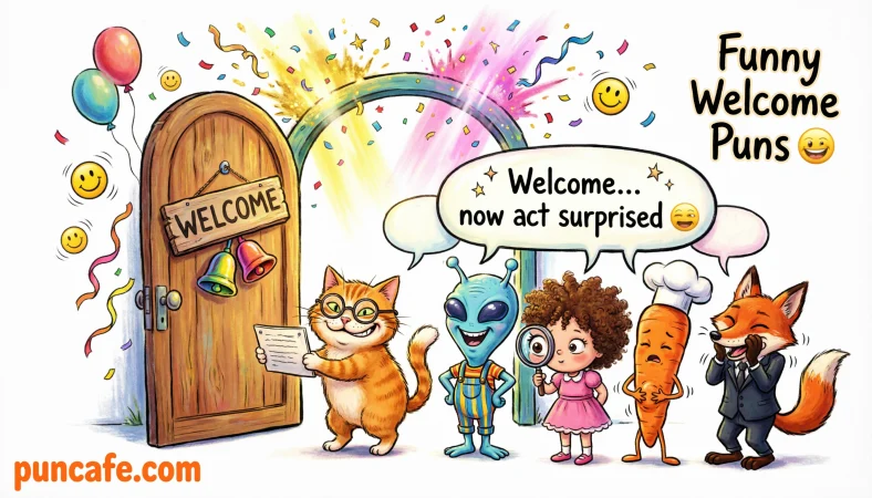 Funny Welcome Puns 