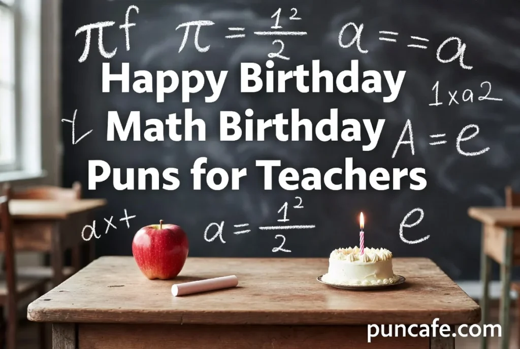 Math Birthday Puns for Teachers