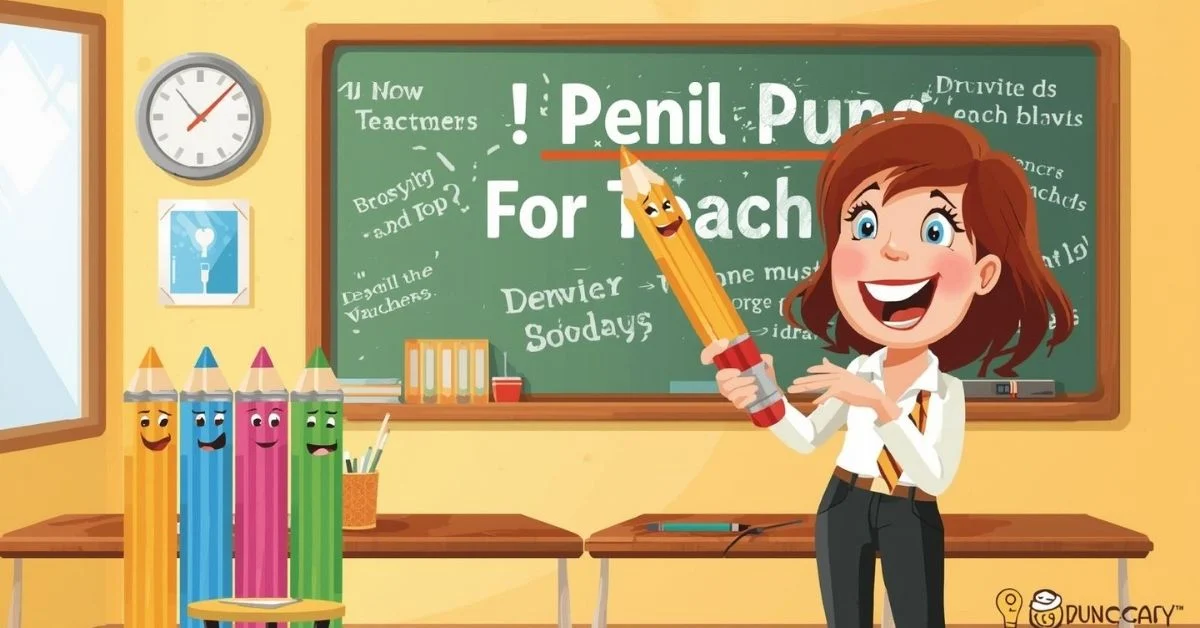 Pencil Puns For Teachers