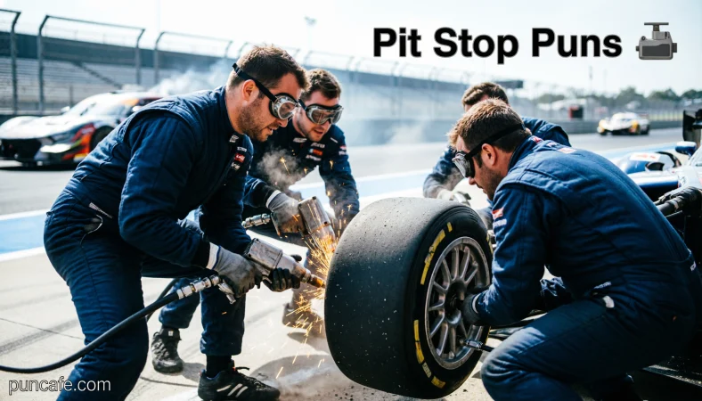 Pit Stop Puns