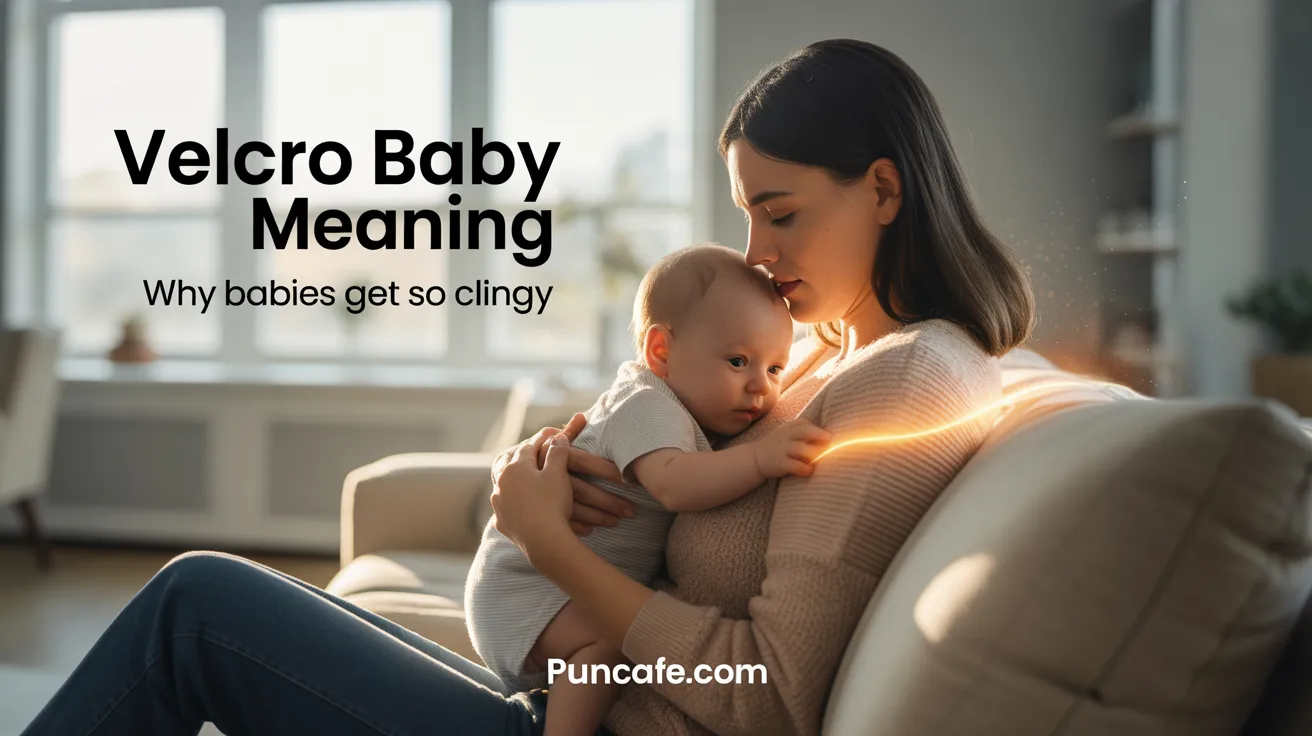 velcro baby meaning